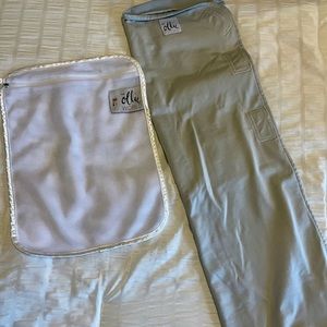 Ollie swaddle in grey